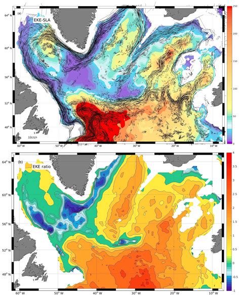 Os Mean Circulation And Eke Distribution In The Labrador Sea Water