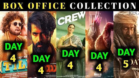 Box Office Collection Of Yuva The Goat Life Tillu Square Crew Godzilla