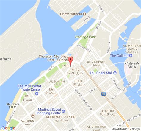 Capital Plaza towers, Abu Dhabi, United Arab Emirates, Street View ...