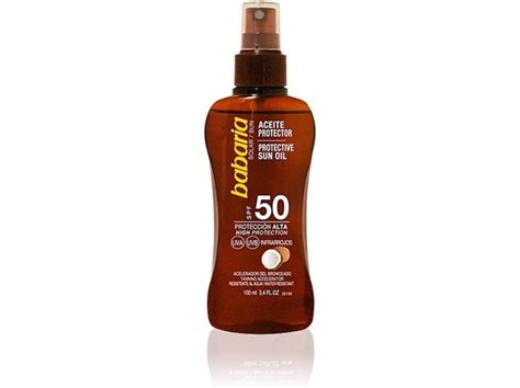 Aceite Bronceador Babaria Protective Sun Spf Ml