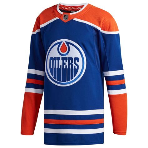 adidas Edmonton Oilers Authentic Pro NHL Trikot Alternate Blau | TAASS ...