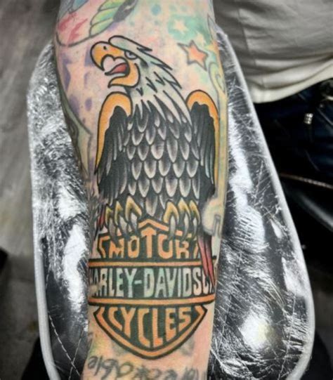 30+ Amazing Harley Davidson Tattoos Designs with Meanings and Ideas ...