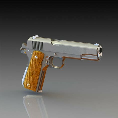 Stl File Colt 1911 A1 Cal 45 Acp Frame 🖼️ ・3d Printable Model To Download・cults