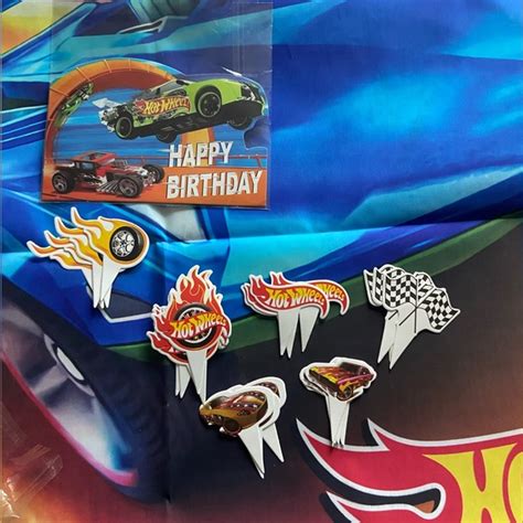 Other Hot Wheels 5th Birthday Decorations Poshmark