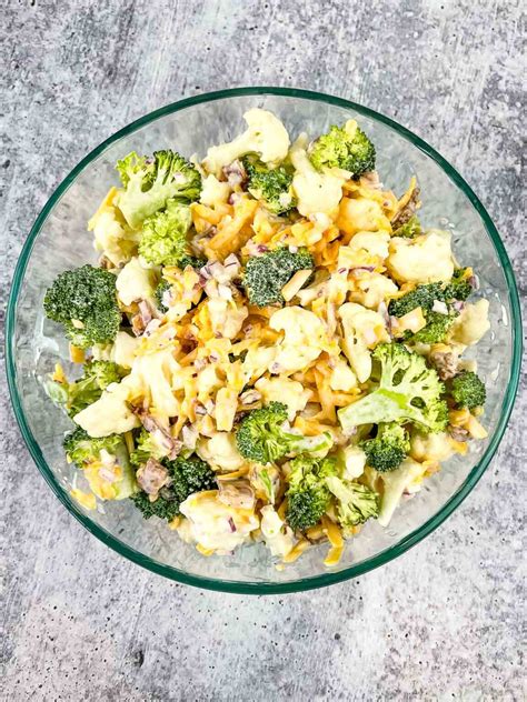 Amish Broccoli Cauliflower Salad Grumpys Honeybunch