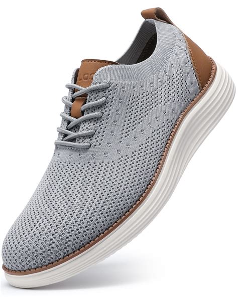 Vilocy Men S Mesh Dress Sneakers Oxfords Business Casual Walking Shoes