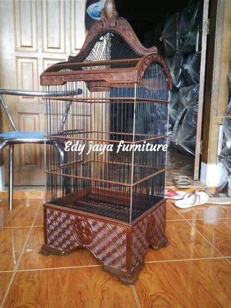 Jual Sangkar Burung Pleci Dan Kenari Asli Sangkar Jepara Kayu Jati Di