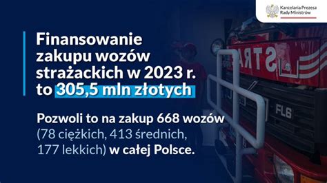 Urząd Wojewódzki on Twitter Dobre informacje dla OSP Premier