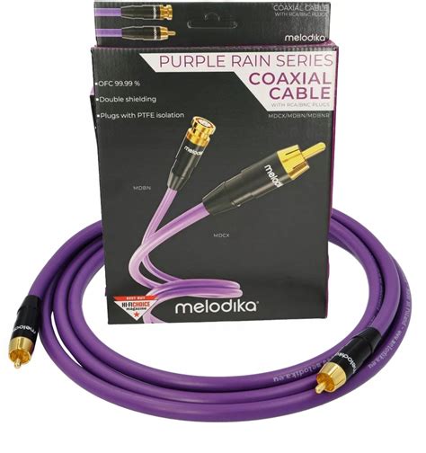 Melodika Mdcx Kabel Rca Coaxial Cinch Ofc M Sklep Opinie Cena