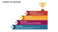 Free Steps To Success Powerpoint Presentation Template Google Slides