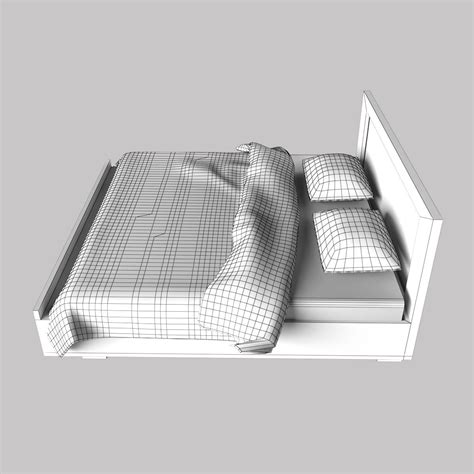 Bed 3d Model 1 3ds Dwg Fbx Obj Max Free3d