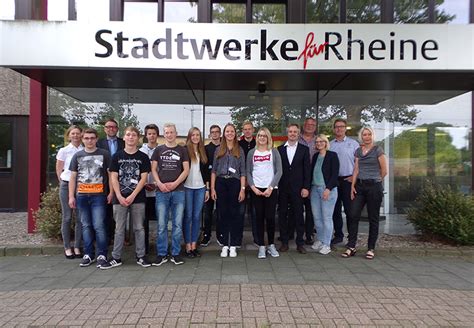 Stadtwerke Rheine Neue Auszubildende Starten Ins Berufsleben