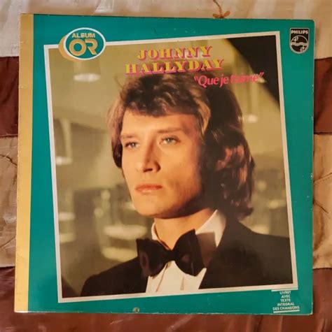 Rare Lp T Johnny Hallyday Album Or Que Je T Aime M Dia