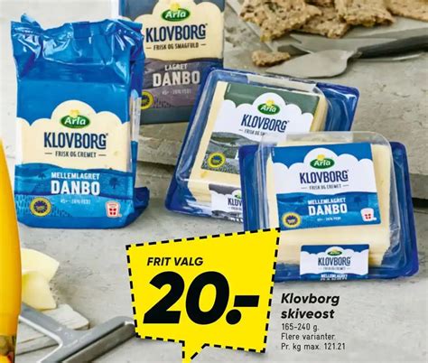 Klovborg Skiveost Tilbud Hos Bilka