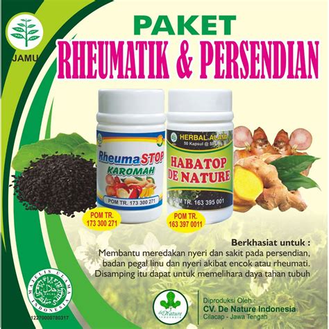 Jual Paket Obat Herbal Reumatik Nyeri Sendi Pegel Linu Dan Asam Urat