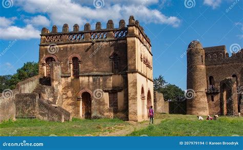 Fasil Ghebbi 20 Palace Complex Of The 17th Century Ethiopia Editorial