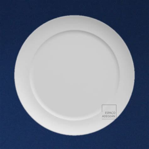 PRATO DE BOLO VERSA ABA REFORÇADA Espaço Adegean Porcelanas Brancas