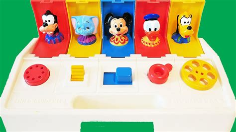 Disney Poppin Pals Pop Up Surprise Toy Teaches Colors Numbers With