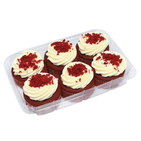 Costco Red Velvet Cupcakes With Cream Cheese Icing 6 Ct Delivery Or