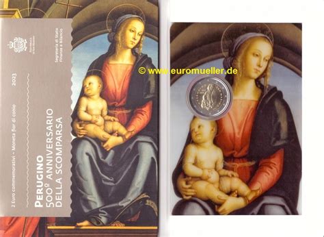 euromueller de 2 Euro Sondermünze San Marino 2023 P Perugino bu