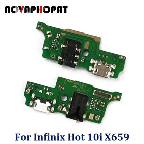 Novaphopat For Infinix Hot I X X B USB Dock Charger Port Plug Headphone Audio Jack