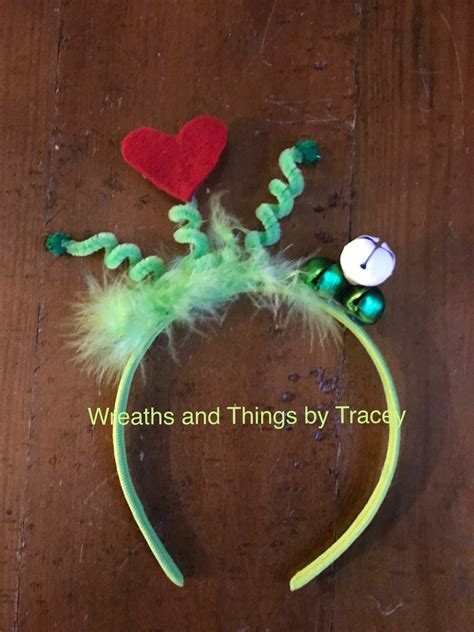 Tacky Christmas Headband Grinch 2 2018 Wreaths And Things By