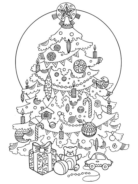 Coloriage Sapin De Noël Gamm Vert