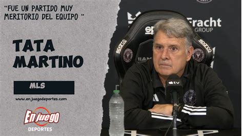 INTER MIAMI 1 NYCFC 1 GERARDO TATA MARTINO Conferencia Post Partido