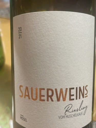 Weingut Sonenbuerg Erwin Sauerwein Riesling Vom Muschelkalk Vivino Us