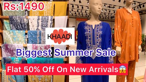 Khaadi Outlet Flat 50 Off Sale On New Summer Collection 2023 With Low