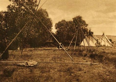 Tipi Teepee Or Tepee Photograph Making Camp North American Indians American Indians