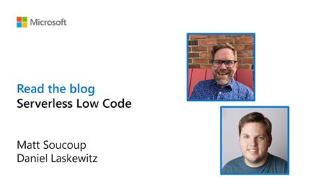 Microsoft Tech On Twitter Explore The Topic Of Serverless Low Code