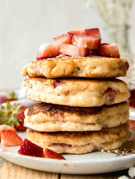 Strawberry Pancakes Recipe Story Desserts Drinks