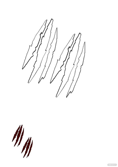 Tiger Scratch Coloring Page In  Pdf Download