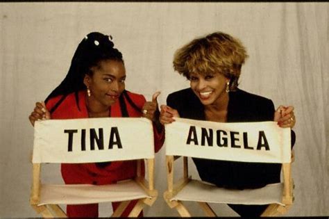 Tina Turner And Angela Bassett~ Whats Love Got To Do With It Promotional Celebrity Collage