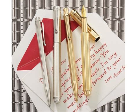 Caran D Ache Ecridor Chevron Palladium Plated Fountain Pen