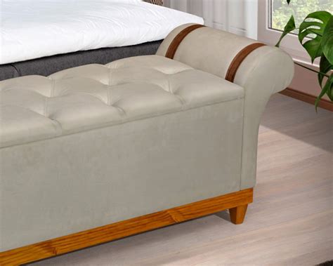 Recamier B U Sapateira Cama Casal Atenas Cm P S Em Madeira Moveis