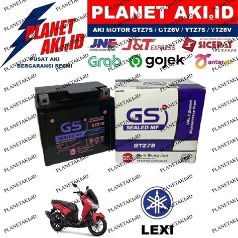 Jual Aki Motor Yamaha Lexi GTZ7S Accu Kering MF Shopee Indonesia