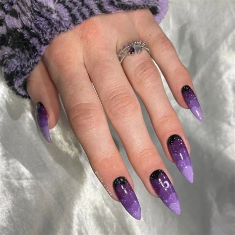 23 Elegant Purple Ombre Nail Ideas 2024 Drexplains