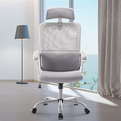 Office Chair, High Back Desk Chair Ergonomic Mesh Computer Chair with ...