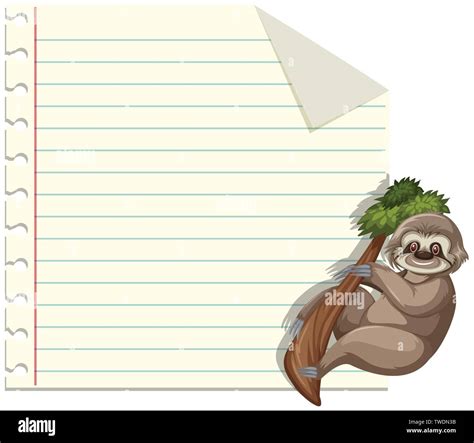 Sloth Texture Stock Vector Images Alamy