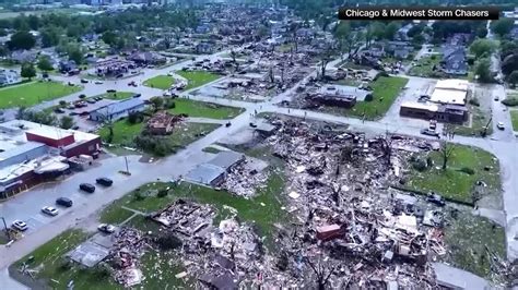 Drone Video Shows Destruction Path Of Greenfield Iowa Tornado Youtube