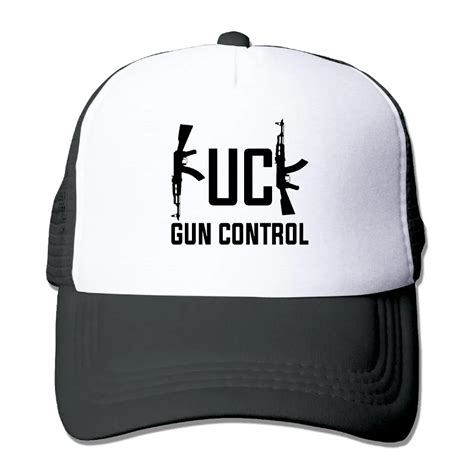 Dutrodu For Men Women Baseball Caps Mesh Back Fuck Gun Control Cap Hats