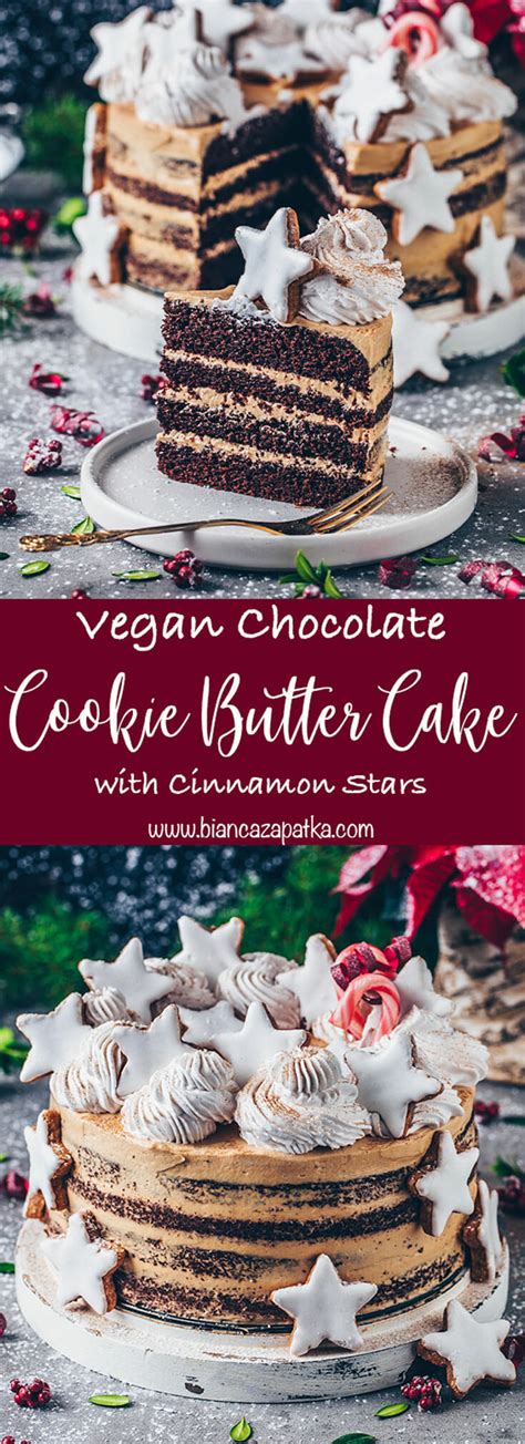 Vegan Chocolate Cookie Butter Cake With Speculoos Bianca Zapatka