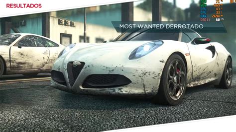 Need For Speed Most Wanted Derrotando Al Alfa Romeo YouTube