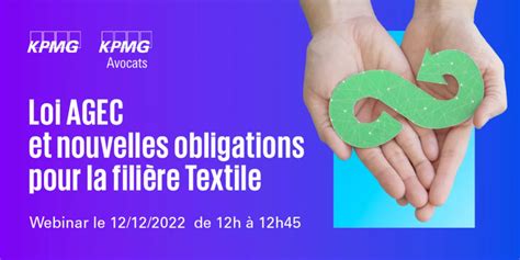 Loi Agec Et Conomie Circulaire Nouvelles Obligations Kpmg France