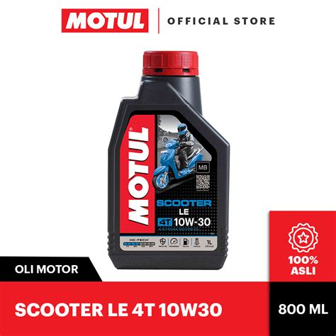 Jual Motul Oli Motor Scooter Le 4t 10w30 0 8l Di Seller Motul Official