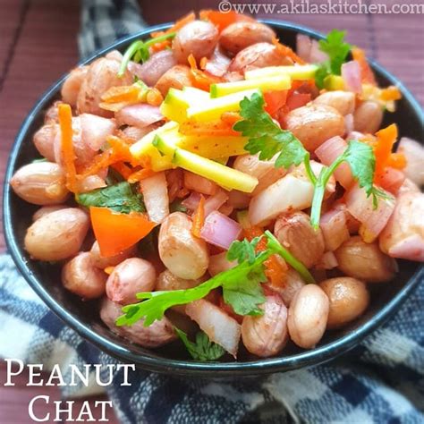 Peanut Chat Snack Marina Beach Peanut Masala Chat Learning To Cook