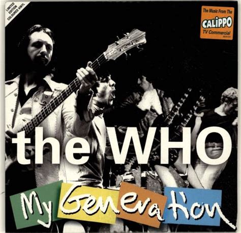 The Who My Generation Yellow Vinyl Uk 7 Vinyl Single 7 Inch Record 45 69026