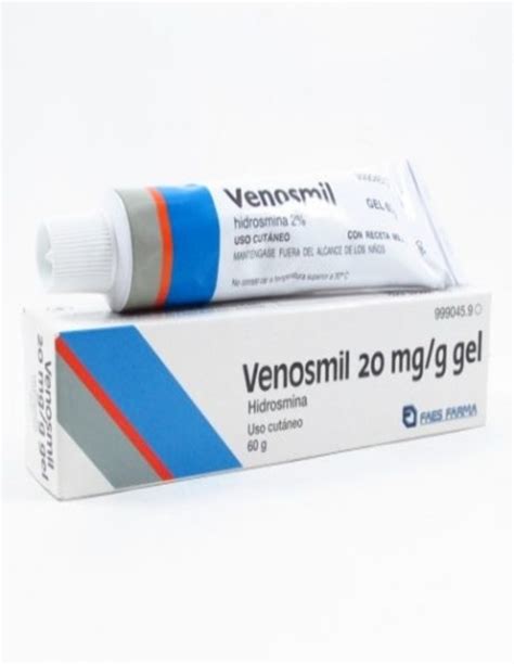 VENOSMIL 20 MG G GEL TOPICO 60 G